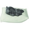 Urna cineraria per cane in porcellana modello cuscino