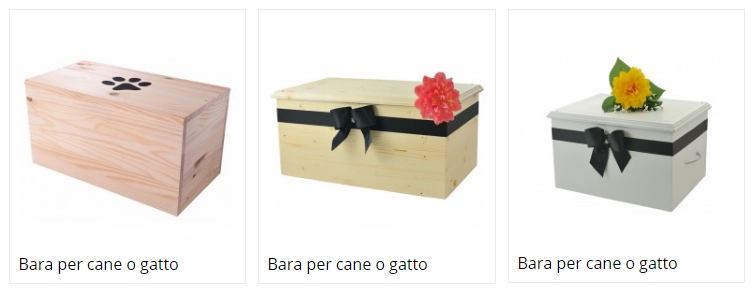 Bara cane o gatto per cremazione animali Parma- MyPeterPan